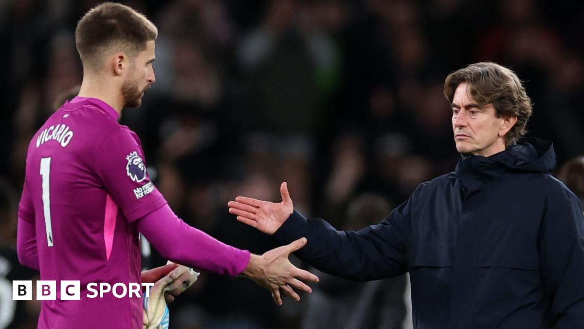 A graphic of Premier League players from every team in the division in 2025-26 season, with the Premier League trophy in front of them.