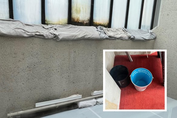 In 2023, gallery staff were forced to use towels and buckets to prevent water damage in the building.