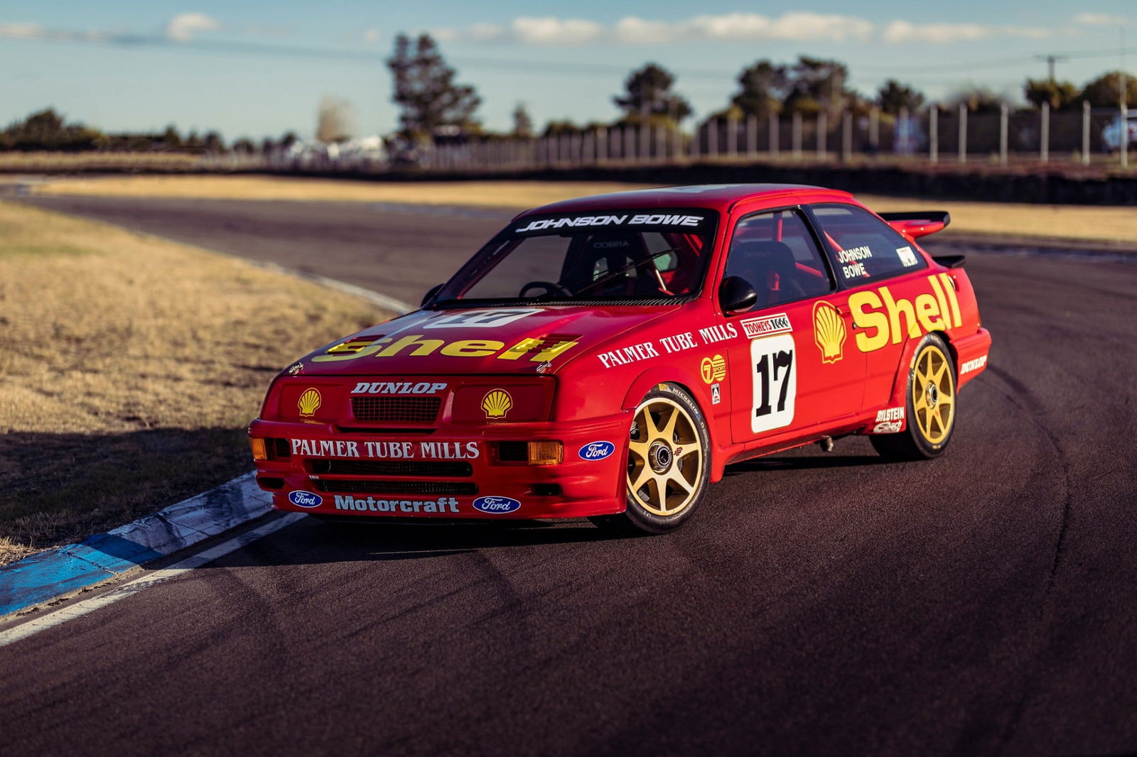 Burnt Dick Johnson Racing Ford Sierra nearly restored
