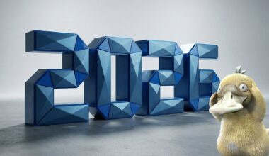 A 2025 logo with a little 3D animal