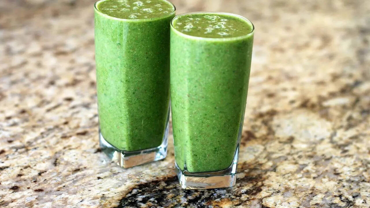 Green apple smoothie