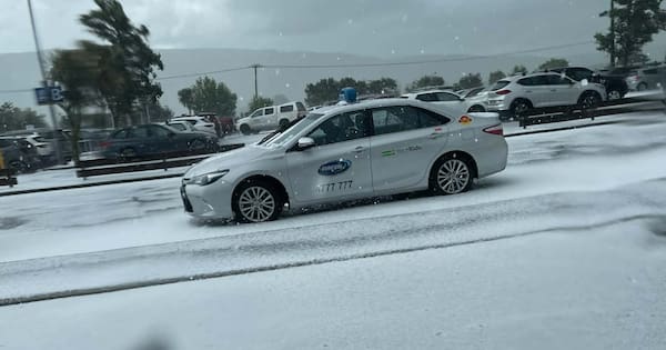 Dunedin pelted with hail as severe thunderstorms bear down