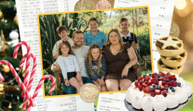 What a couple with five kids and a new business spend on Christmas