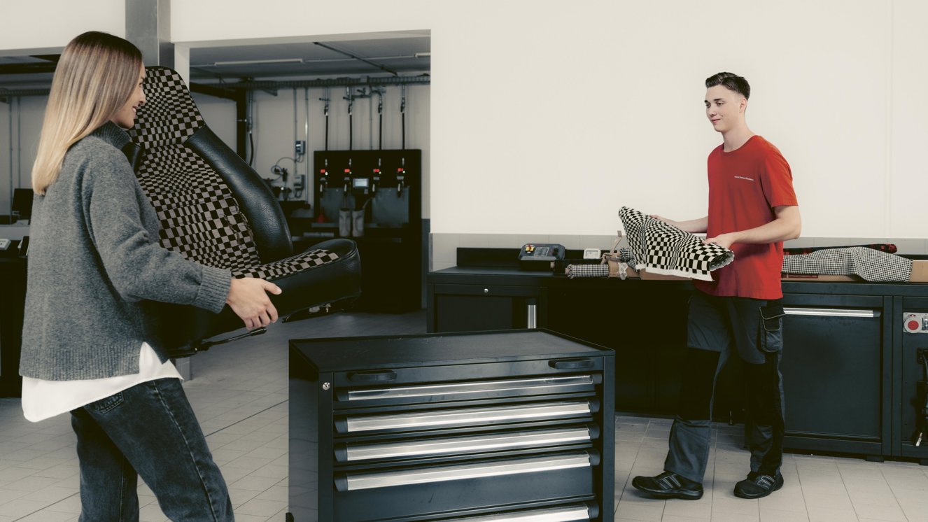 Porsche classic seat fabrics