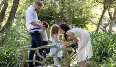 Harry and Meghan share new holiday photo with their children