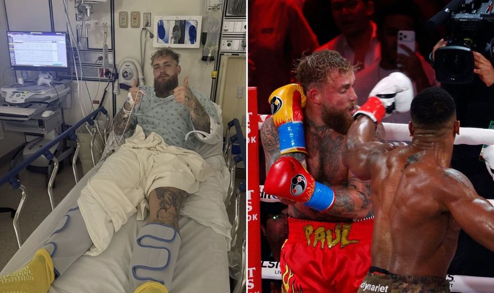 Jake Paul updated fans on his health from his hospital bed