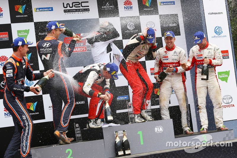 Hayden Paddon drove for Hyundai Motorsport in 2018