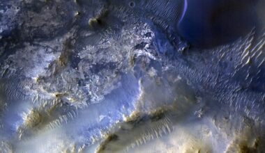 Mars dunes from above