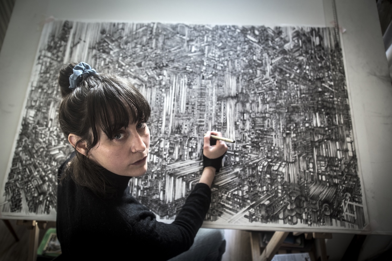 Architectural Drawing by Margritt