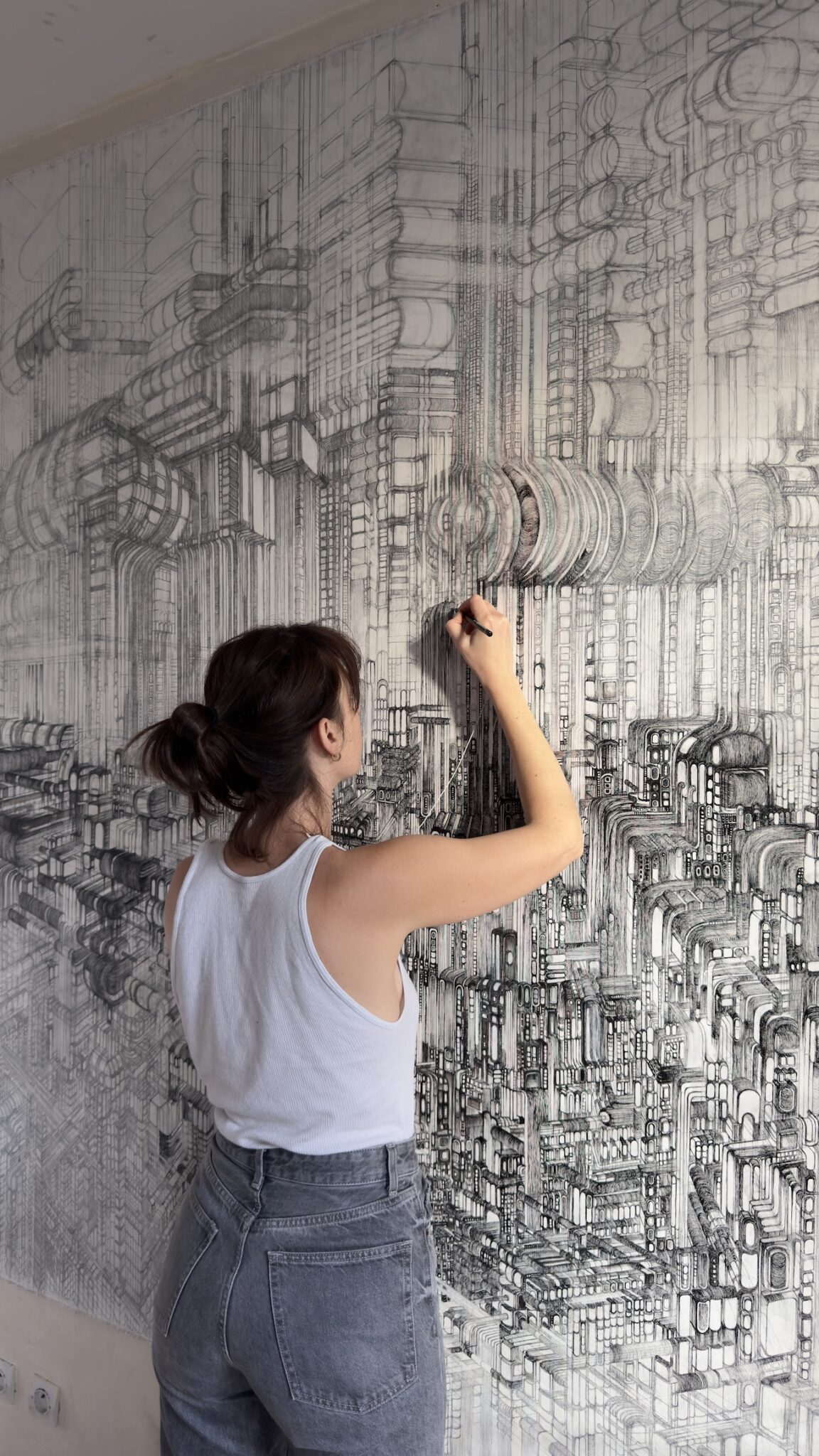 Architectural Drawing by Margritt