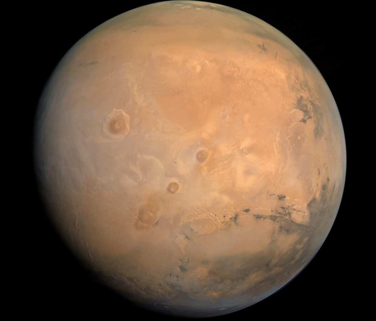 An image of Mars.