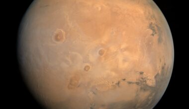 An image of Mars.