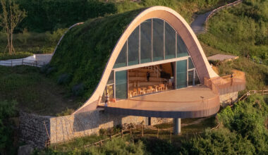 MVRDV completes earth-covered pavilion in china