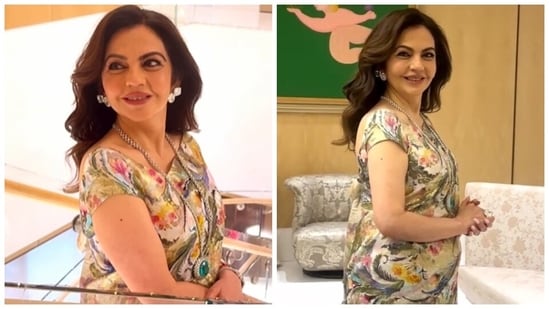 Nita Ambani showcases her exquisite and rare jewels. 