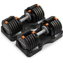 NordicTrack Select-a-Weight Adjustable Dumbbells (Pair, 55lbs Each)