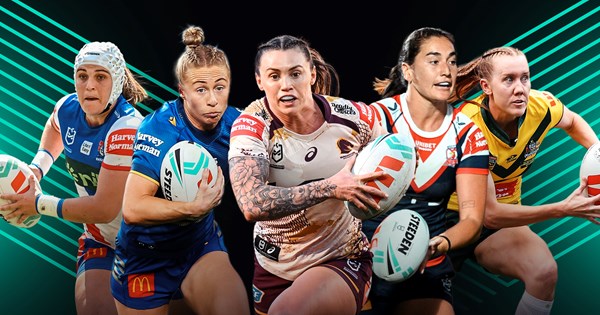 NRLW 2025, Best 5 players, David Middleton, Rugby League Official Annual 2025, Church, Upton, Robinson, Kernick, Southwell