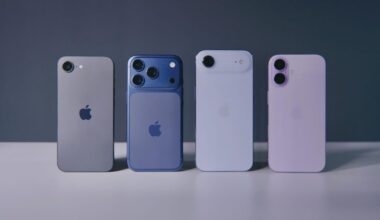 The iPhone 17, 17 Pro, 17 Pro Max and Air