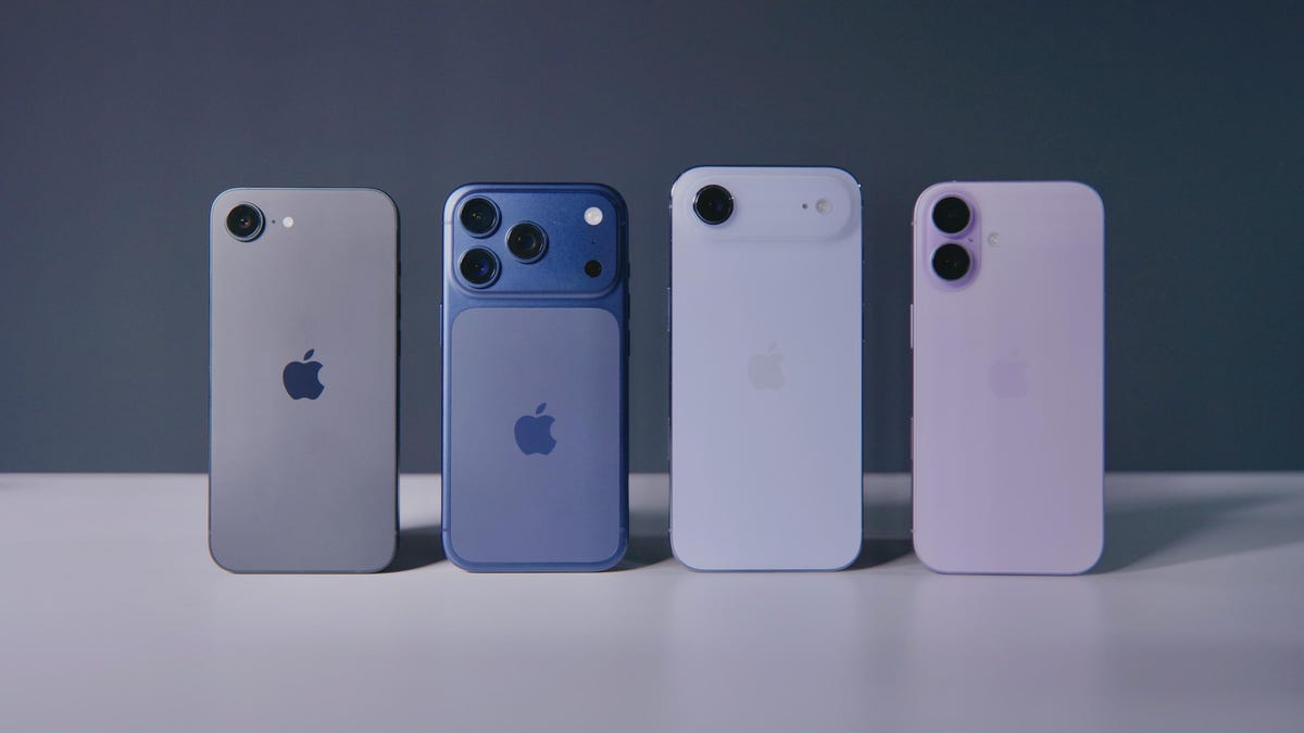 The iPhone 17, 17 Pro, 17 Pro Max and Air