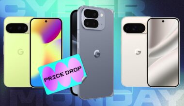 Google Pixel 10 on a bright background.