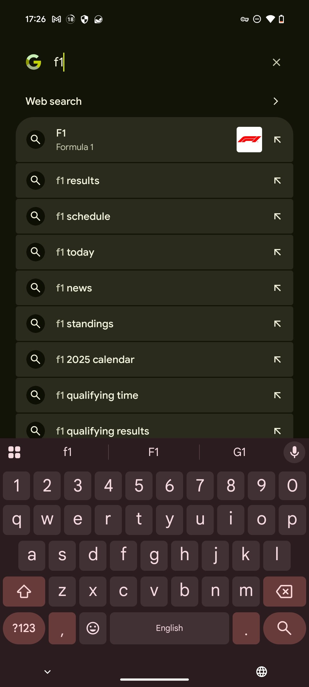 pixel search home f1 calendar