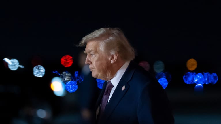 President Donald Trump arrives on Air Force One at Palm Beach International Airport, Saturday, Dec. 20, 2025
