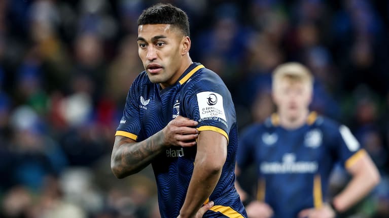 All Black Rieko Ioane made his debut for Leinster in their victory over Harlequins in Dublin this month.