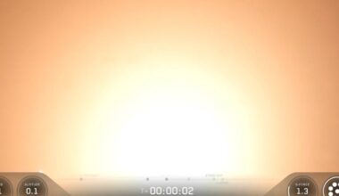 You won't see a weirder rocket launch than this Falcon 9 flying in fog