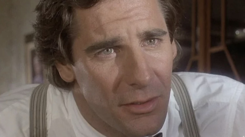 Sam Beckett in Quantum Leap making a sincere expression