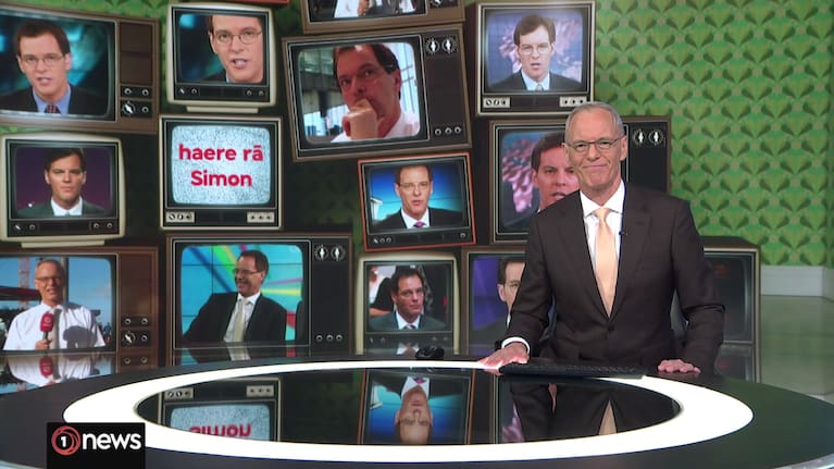 Simon Dallow signed off from 1News at Six in November.