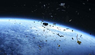 Space debris fragments orbiting Earth as ESA warns of a growing risk to satellites and space infrastructure.