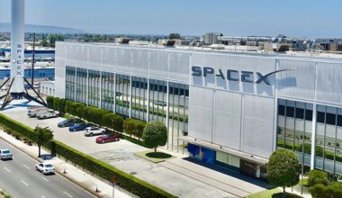 SpaceX factory headquarters in Hawthorne, where engineers design and build the Starship rockets tested in Texas.