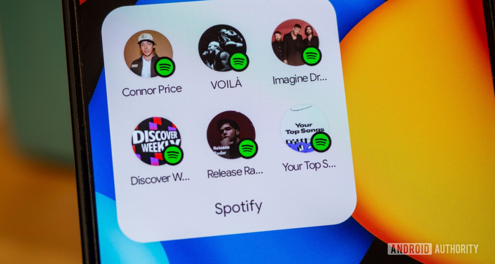 spotify android app home screen shortcuts 1