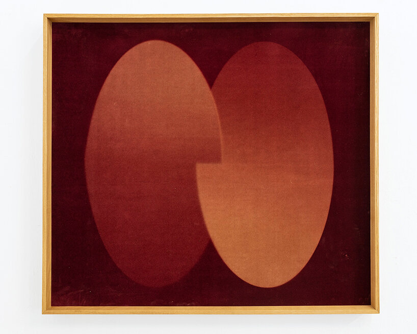 nicolas grospierre’s velvet heliograms are made by months of direct sun exposure