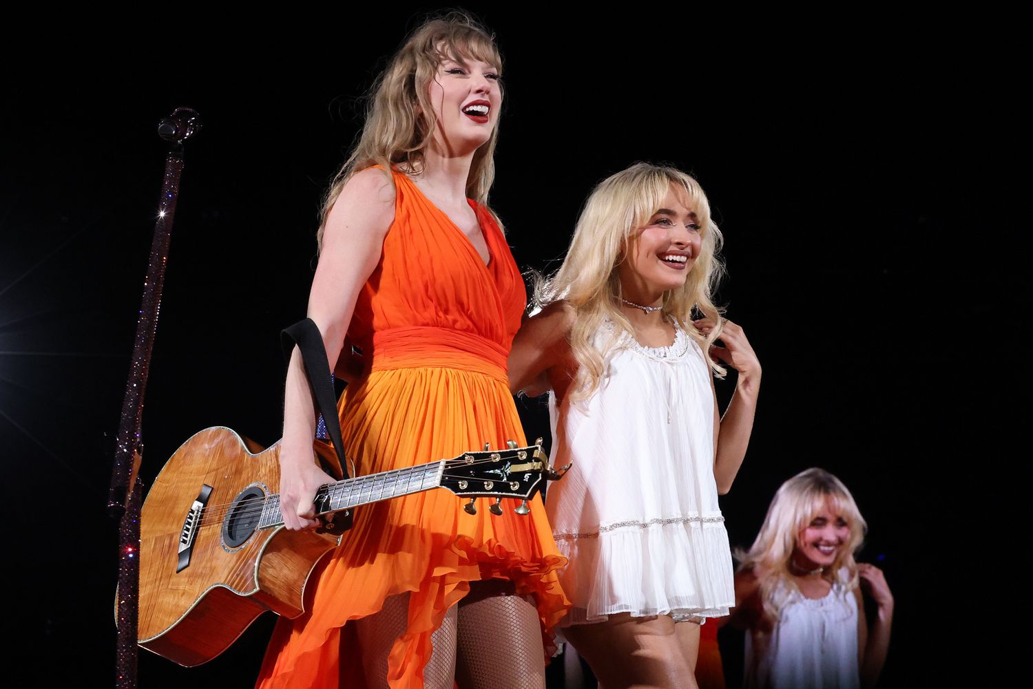 Sabrina Carpenter Had a ‘Blonde Moment’ When Taylor Swift Asked to Do Eras Tour Mash-Up