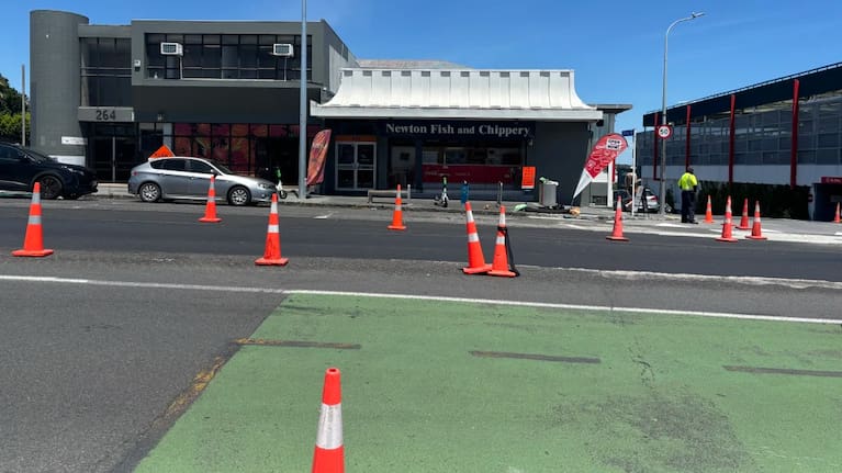 The Newton Fish and Chippery has seen up to a 60% drop in business since construction began outside the shop in June.