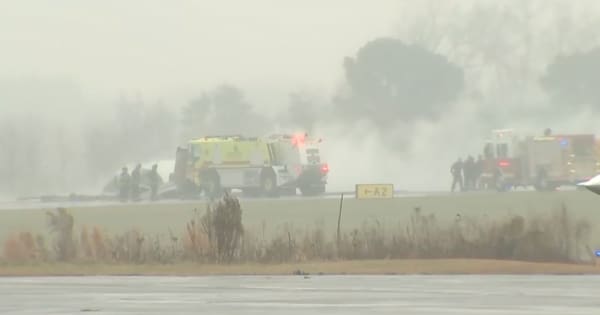 Multiple deaths reported in business jet crash in North Carolina