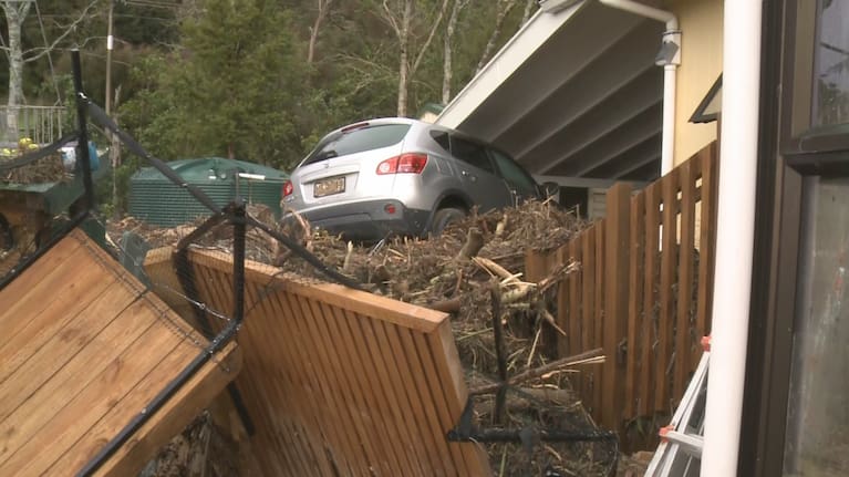 Storm ripped through the area around the Bethany Park camp in Tasman, leaving a trail of destruction. 
