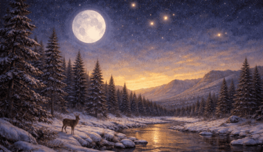 2026, January 3: Jupiter and the Full Wolf Moon Dominate the Night Sky