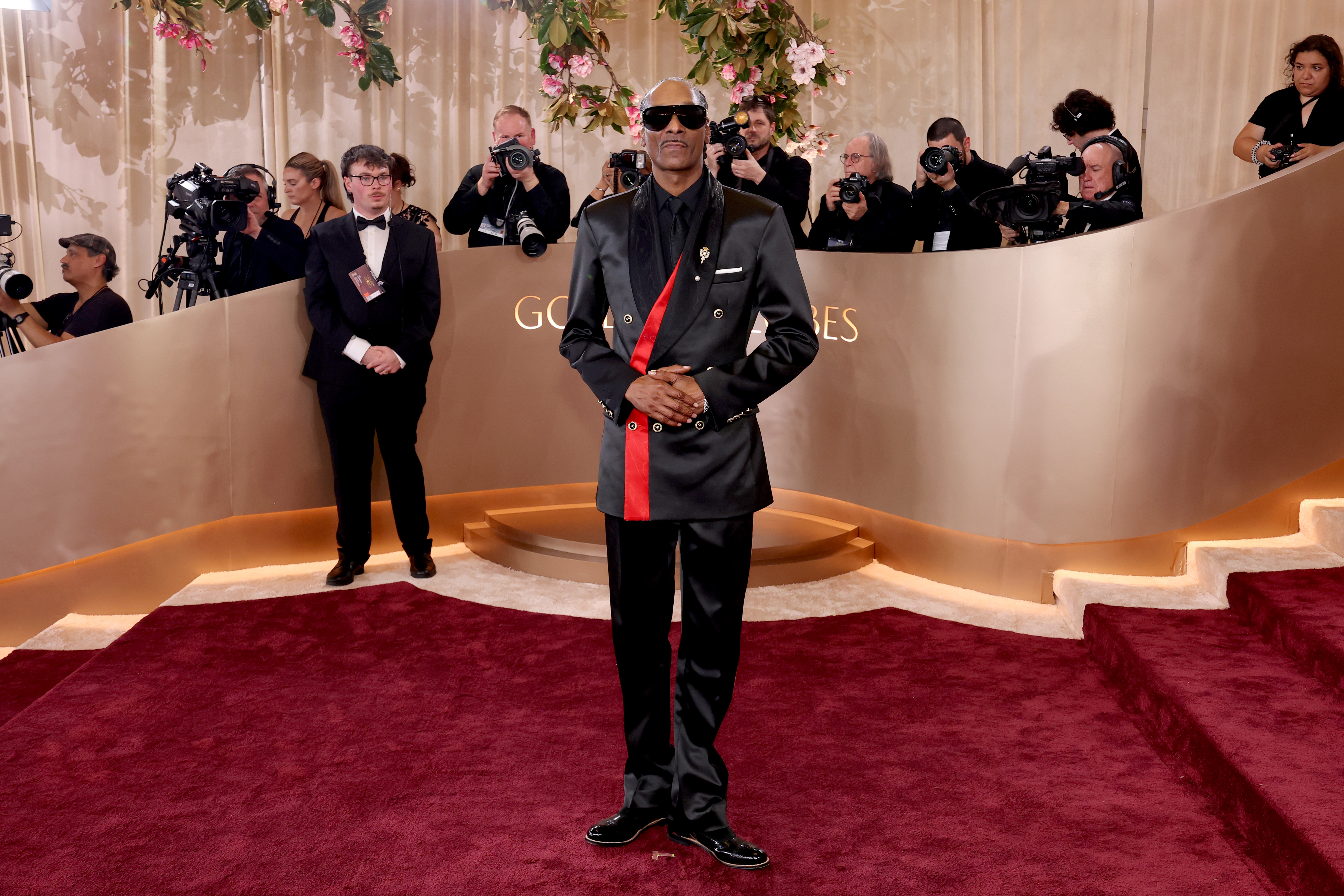 Snoop Dogg attending the 83rd Annual Golden Globe Awards.