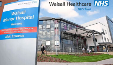 Outside of Walsall Manor Hospital
