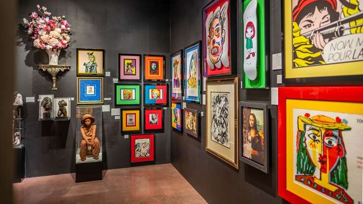 The Sculptureum, on the outskirts of Omaha, is up for grabs. Photo / Supplied