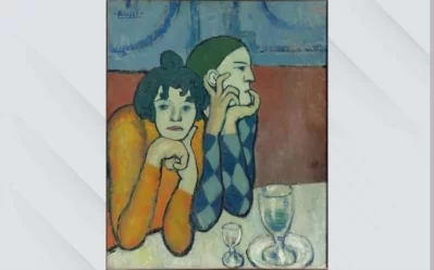 Harlequin and his Companion (Les deux saltimbanques - The Two Acrobats) by Pablo Picasso. Photo: Dhaka Tribune