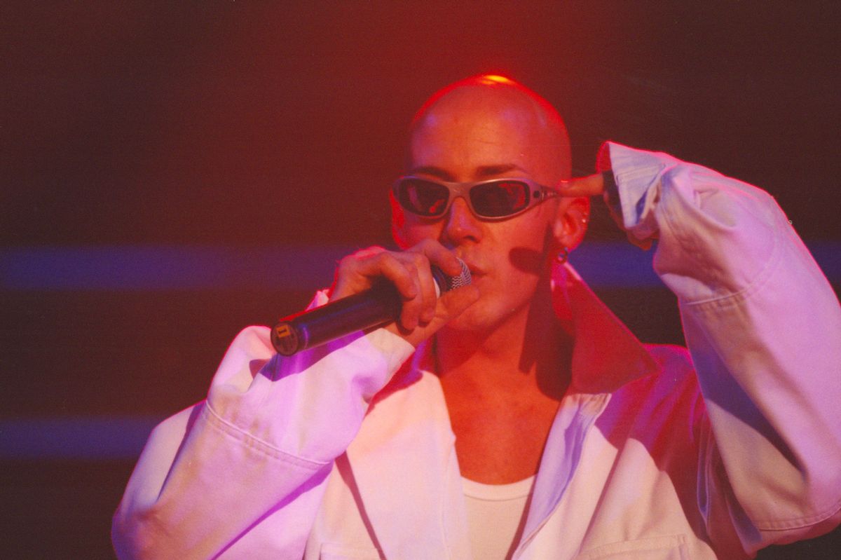 John Hendy of pop group East 17 in concert at the Whitley Bay Ice Rink, June 27, 1995