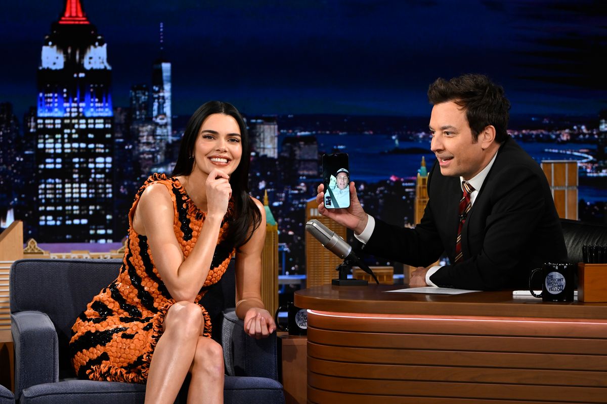 Kendall Jenner and Jimmy Fallon