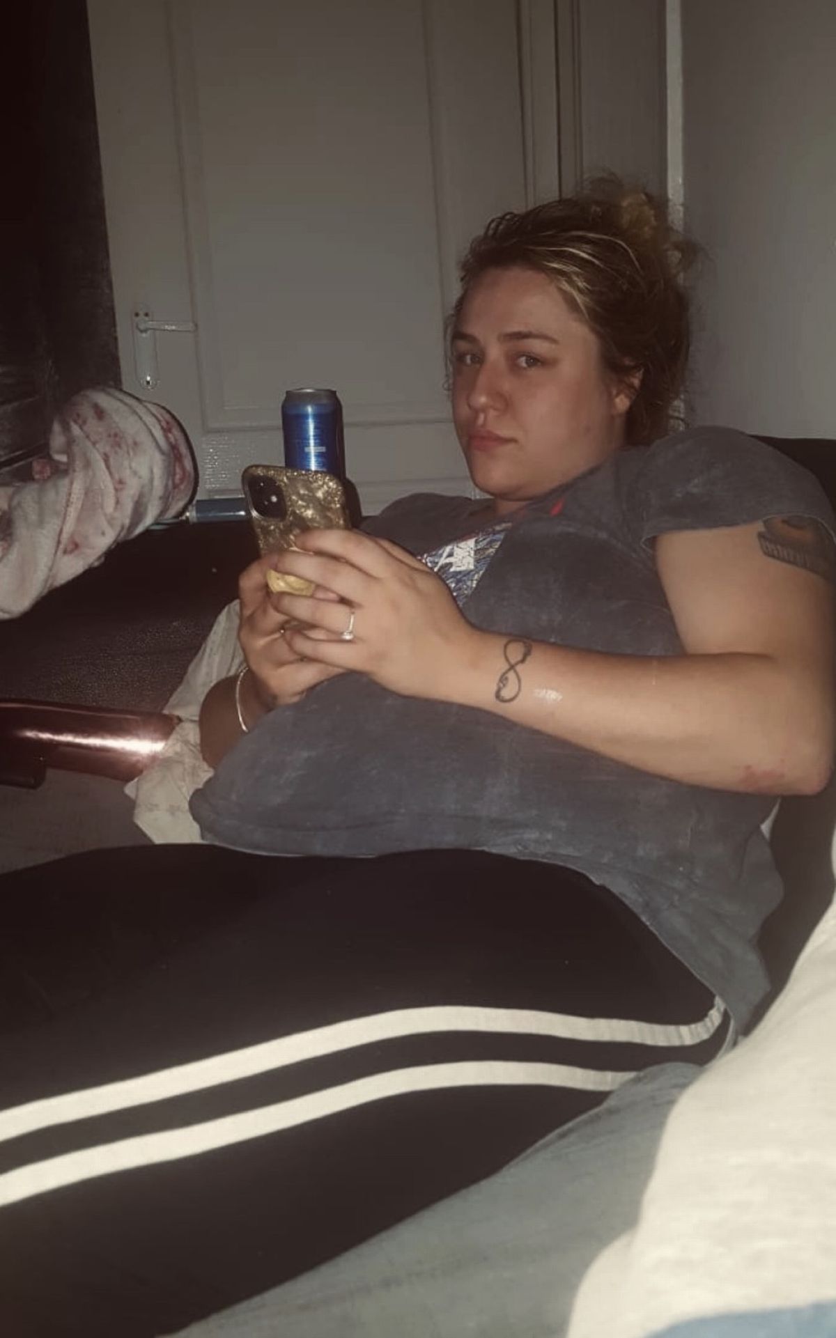 Kelly before her weight loss (Jam Press)