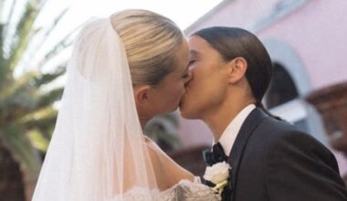 Inside their “simple and chic” New Year’s Eve wedding with Matildas teammates