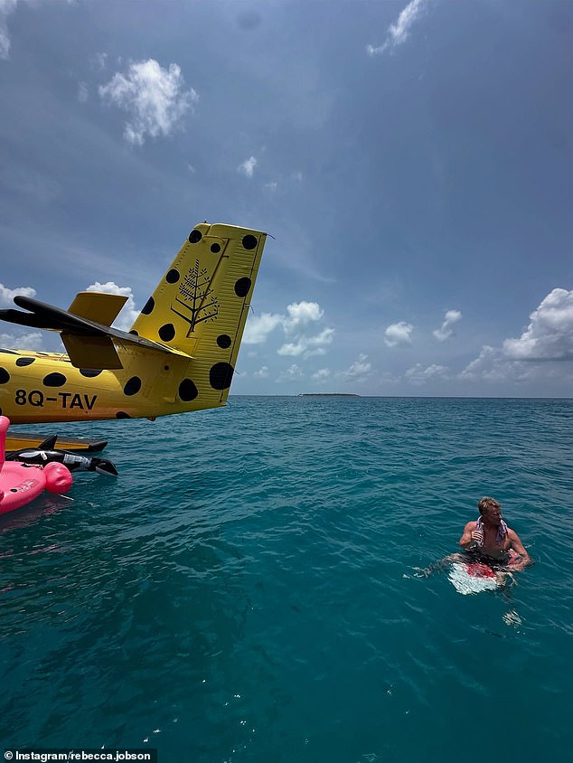 This was the last photo Rebecca shared of husband Taj