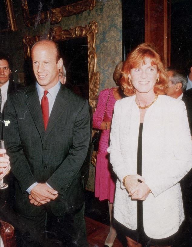 Just five months after her and Andrew's separation was publicly announced, Sarah began an alleged relationship with her financial advisor and cousin by marriage, John Bryan (pictured)