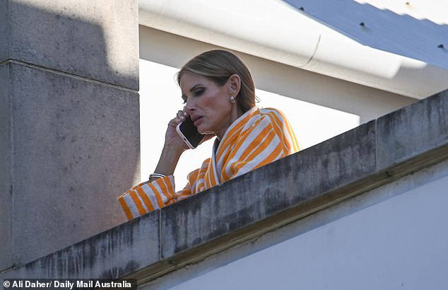 Alessandra's concern grew as she stared out into the distance and she appeared to be on the verge of tears