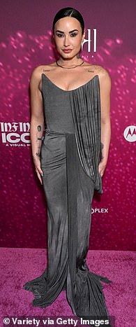 Lizzo was also joined by Demi Lovato on the red carpet